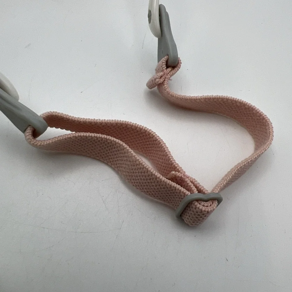 COCOSAND White Cateye Baby Sunglasses with Pink Strap
